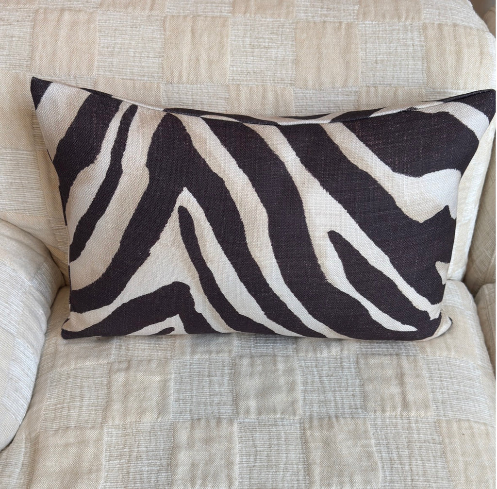 Ralph Lauren zebra cushion