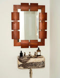 Mahogany mirror