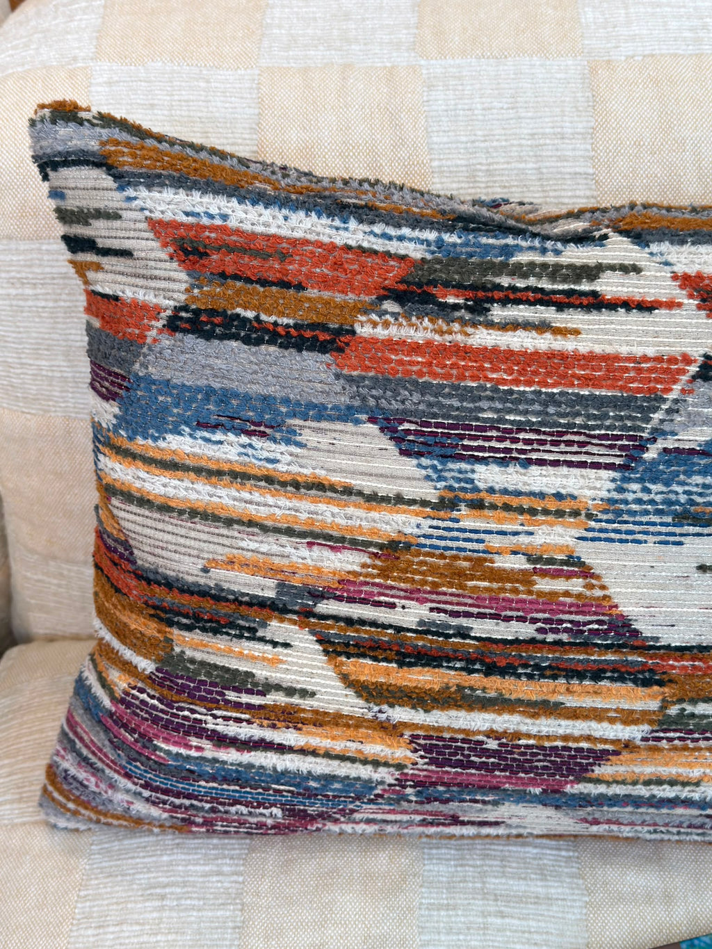 Clarence House cushion multicolor