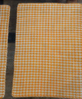 Guanabana Straw placemats set of 6 orange/natural