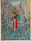 Keychain surfboard red/teal