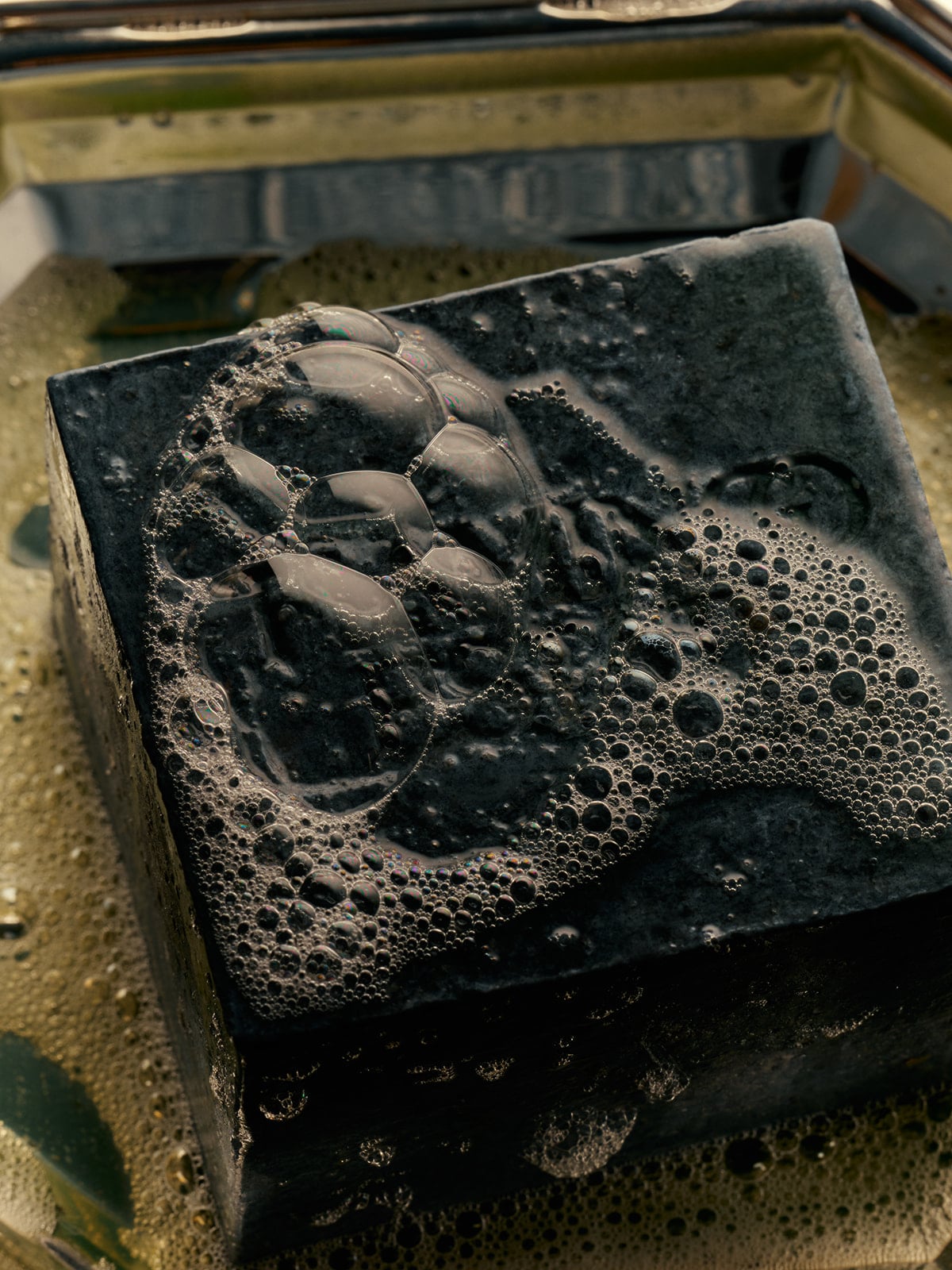Flamingo Estate Lavender Activated Charcoal Soap Brick