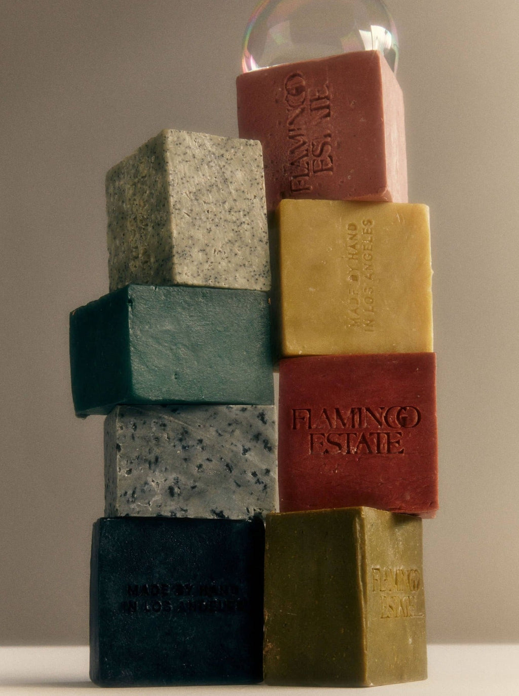 Flamingo Estate Lavender Activated Charcoal Soap Brick