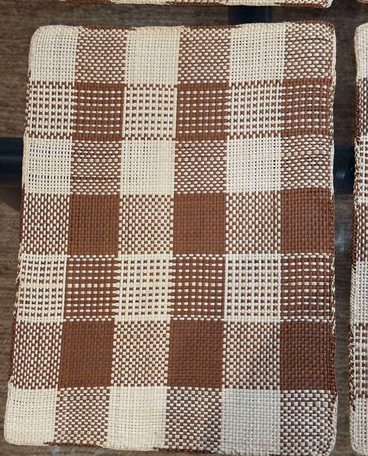 Guanabana Straw placemats set of 6 brown/natural