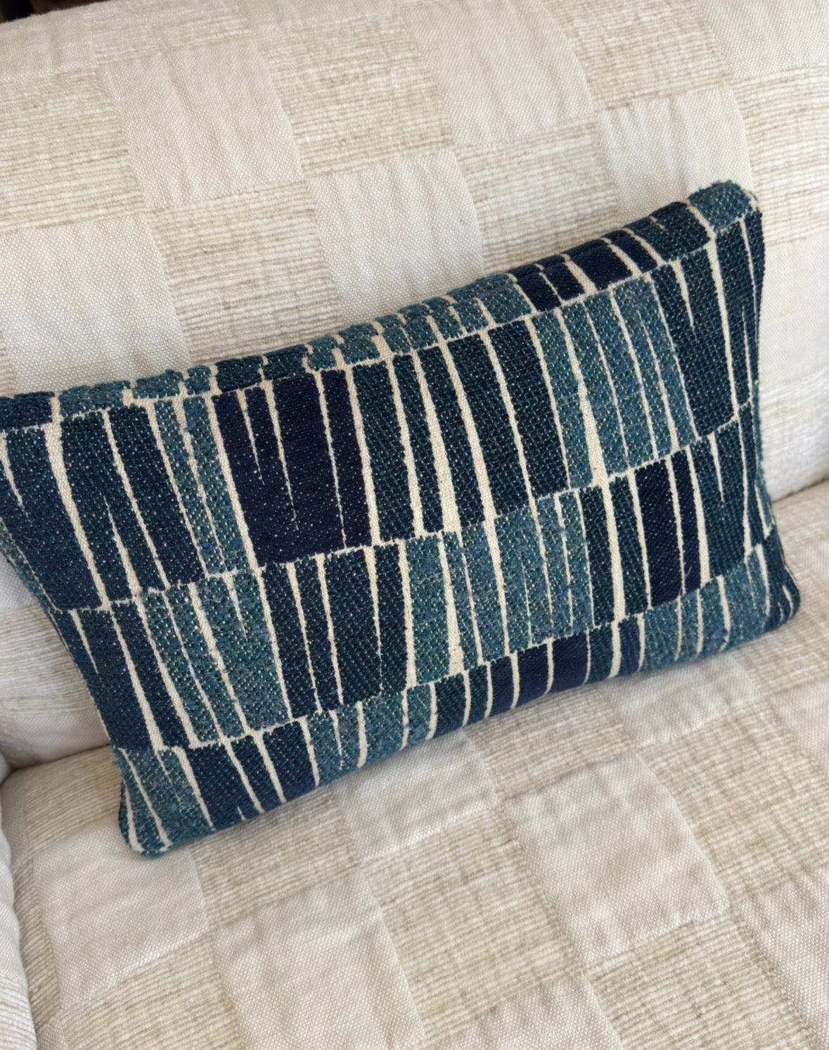 Larssen denim blue cushion