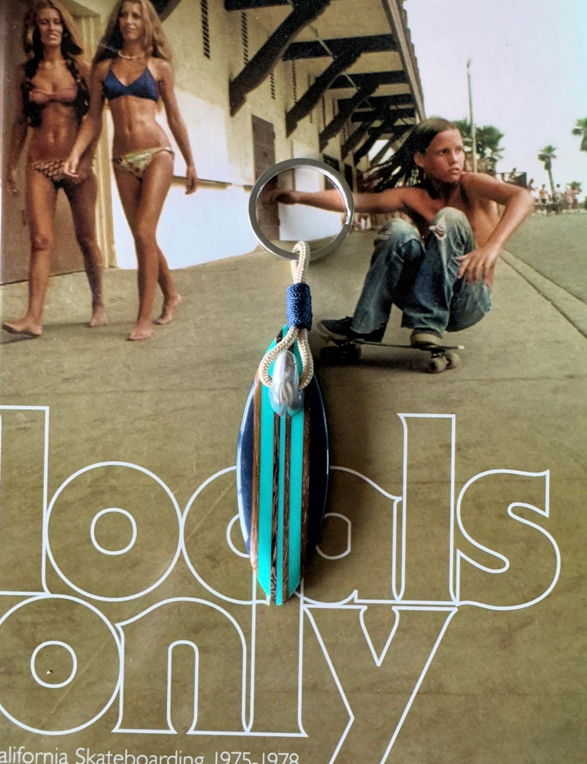 Malibu 1 surf keychain