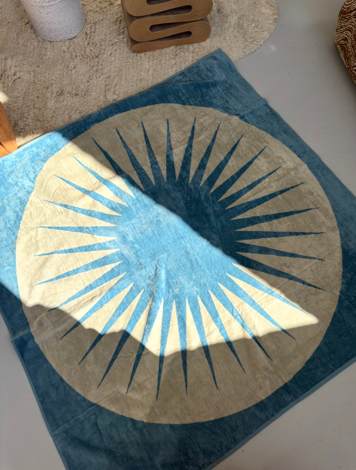The Avalon & co Beach Towel ~ Modern Love Marine