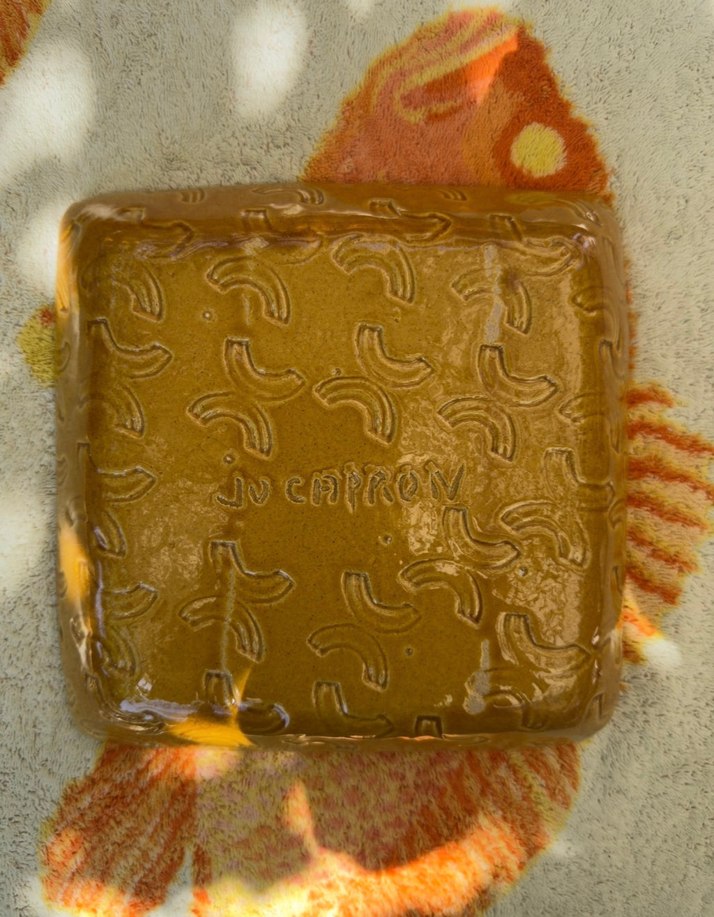 Julien Capron Tray Yellow with sun