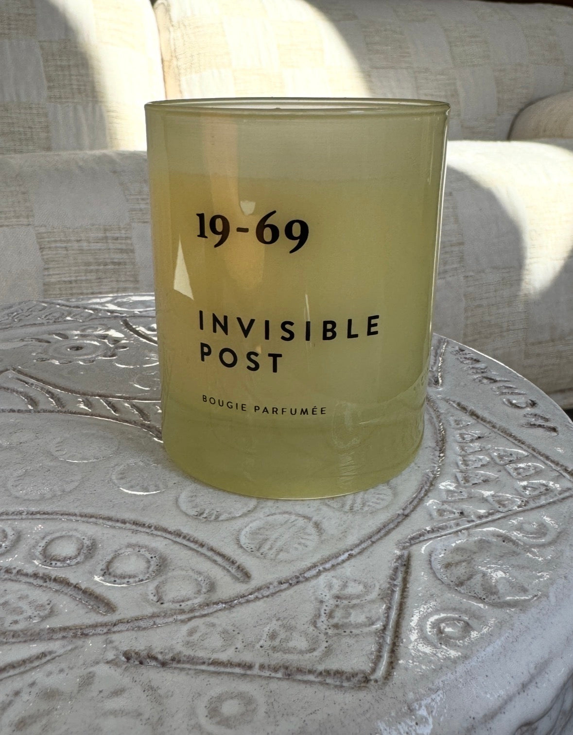 19-69 CANDLE INVISIBLE POST