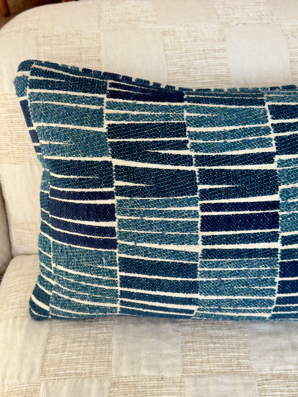 Larssen denim blue cushion