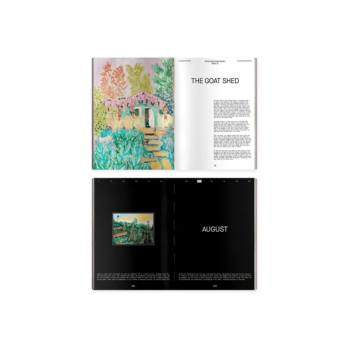 Flamingo estate Pleasure Principles: An Almanac from the Garden