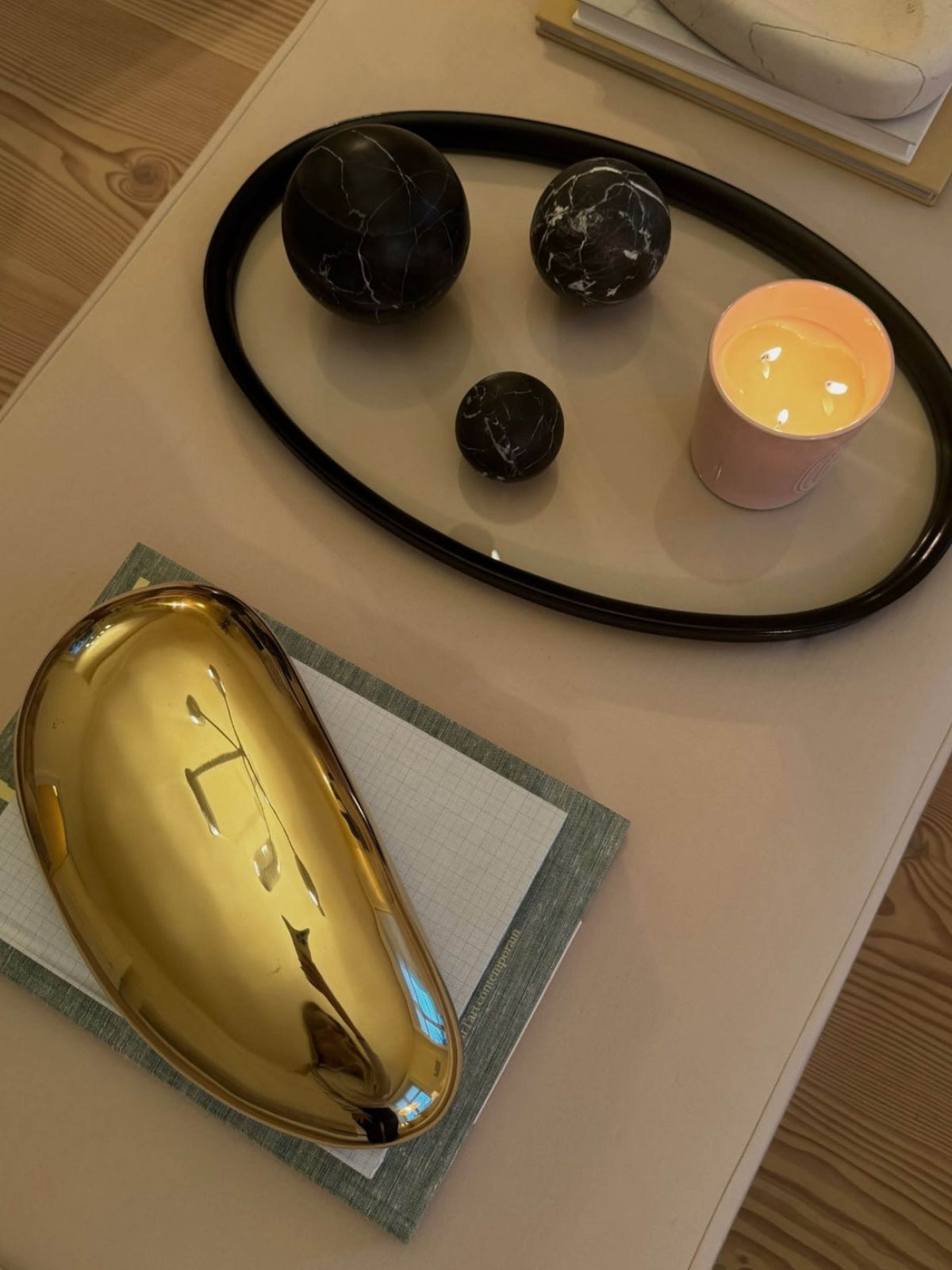 Fourth St Puddle Sculpture in polished brass
