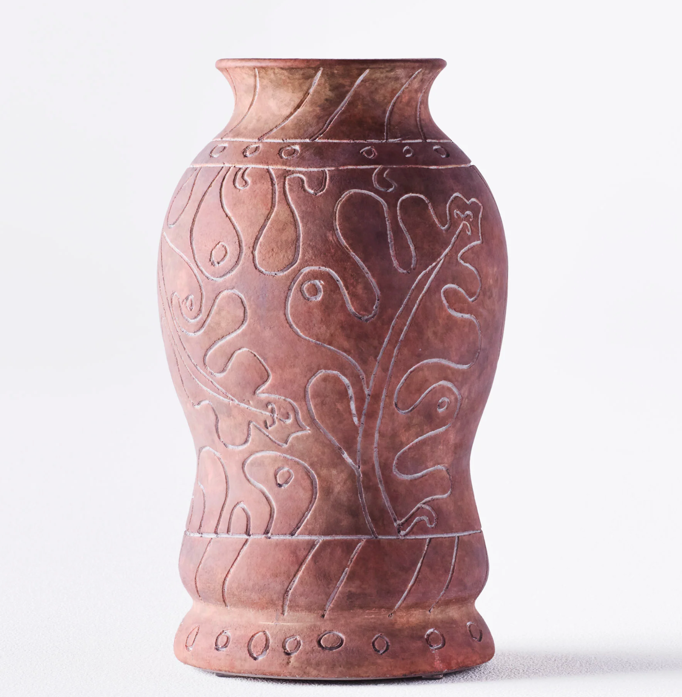 FRIDA VASE TALL BROWN