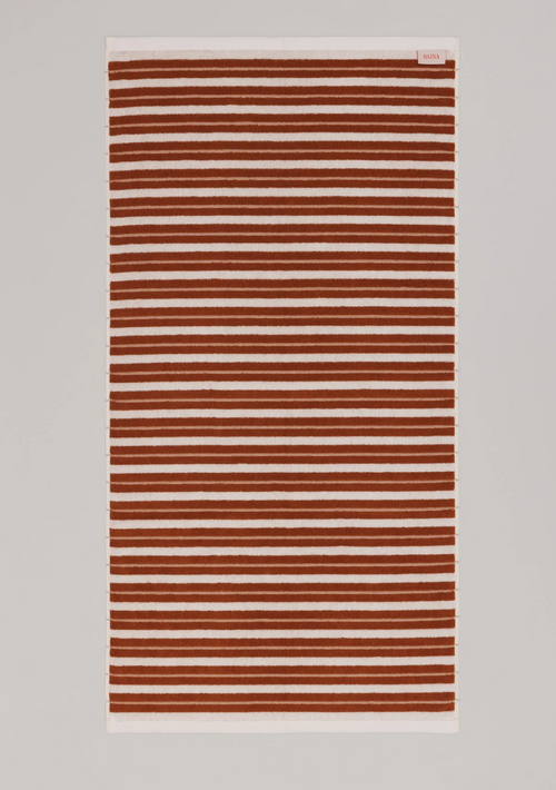 BAINA BATH TOWEL FRANKLIN Fuyu & Chalk