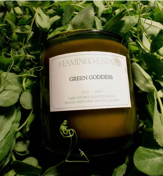 Flamingo Estate Green Goddess Candle