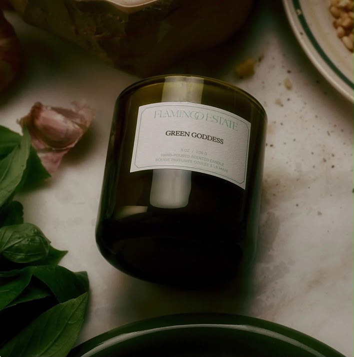 Flamingo Estate Green Goddess Candle