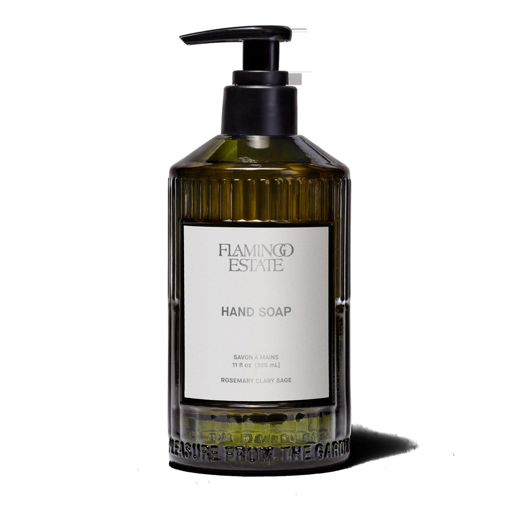 Flamingo Estate Rosemary & Clary Sage Glass Hand Soap